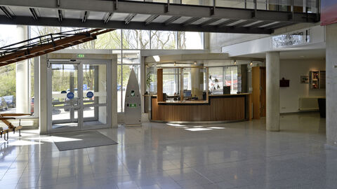 Foyer im Gebäude D1 Foyer im Gebäude D1
