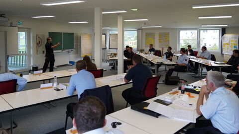 Lehrsaal der HLFS in Marburg-Cappel-