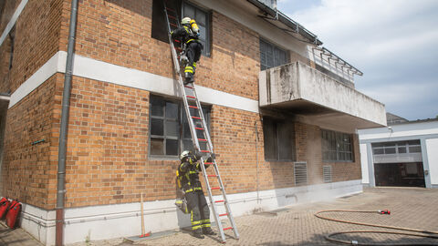 Leitersteigen in der Ausbildung
