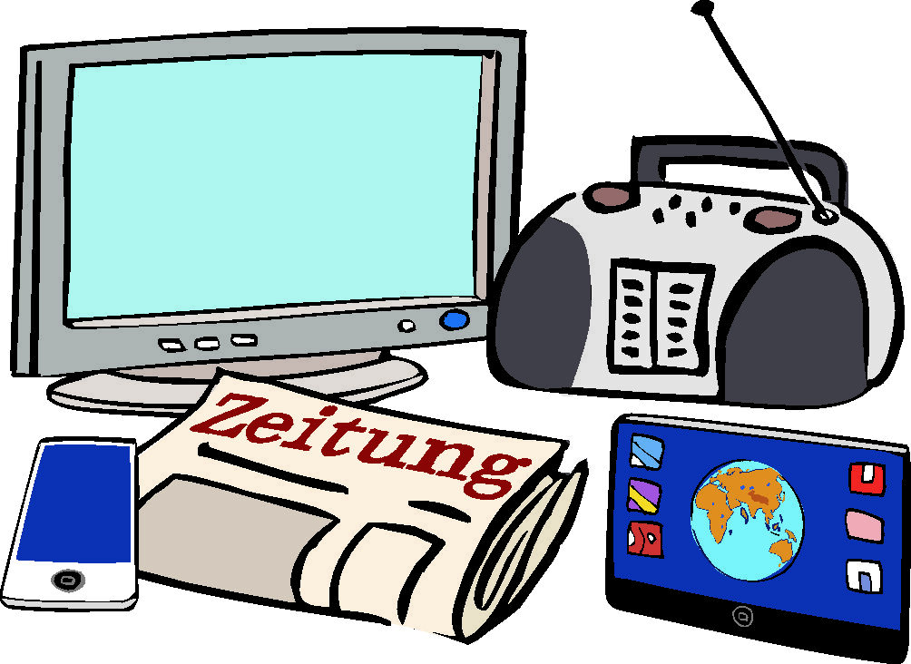 Medien Geräte und MEdien. Zum Lesen, zum Anhören, zum Angucken.